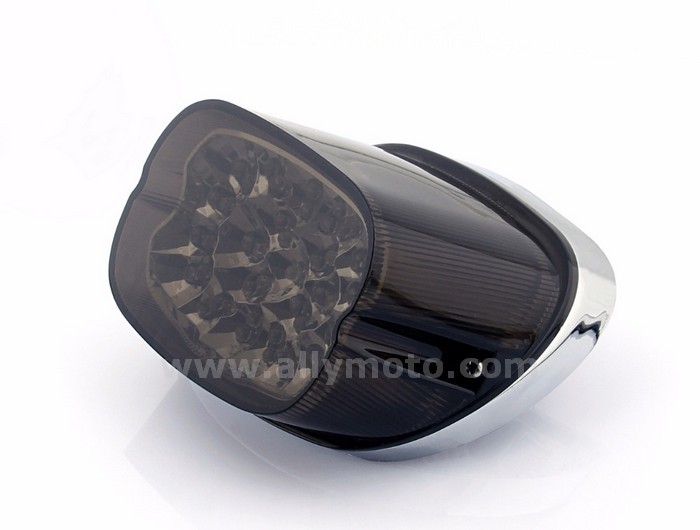 29 Harley Fatboy Sportster Dyna Road King Glides Xl 883 1200 Tail Light Led Integrated Turn Signals@3